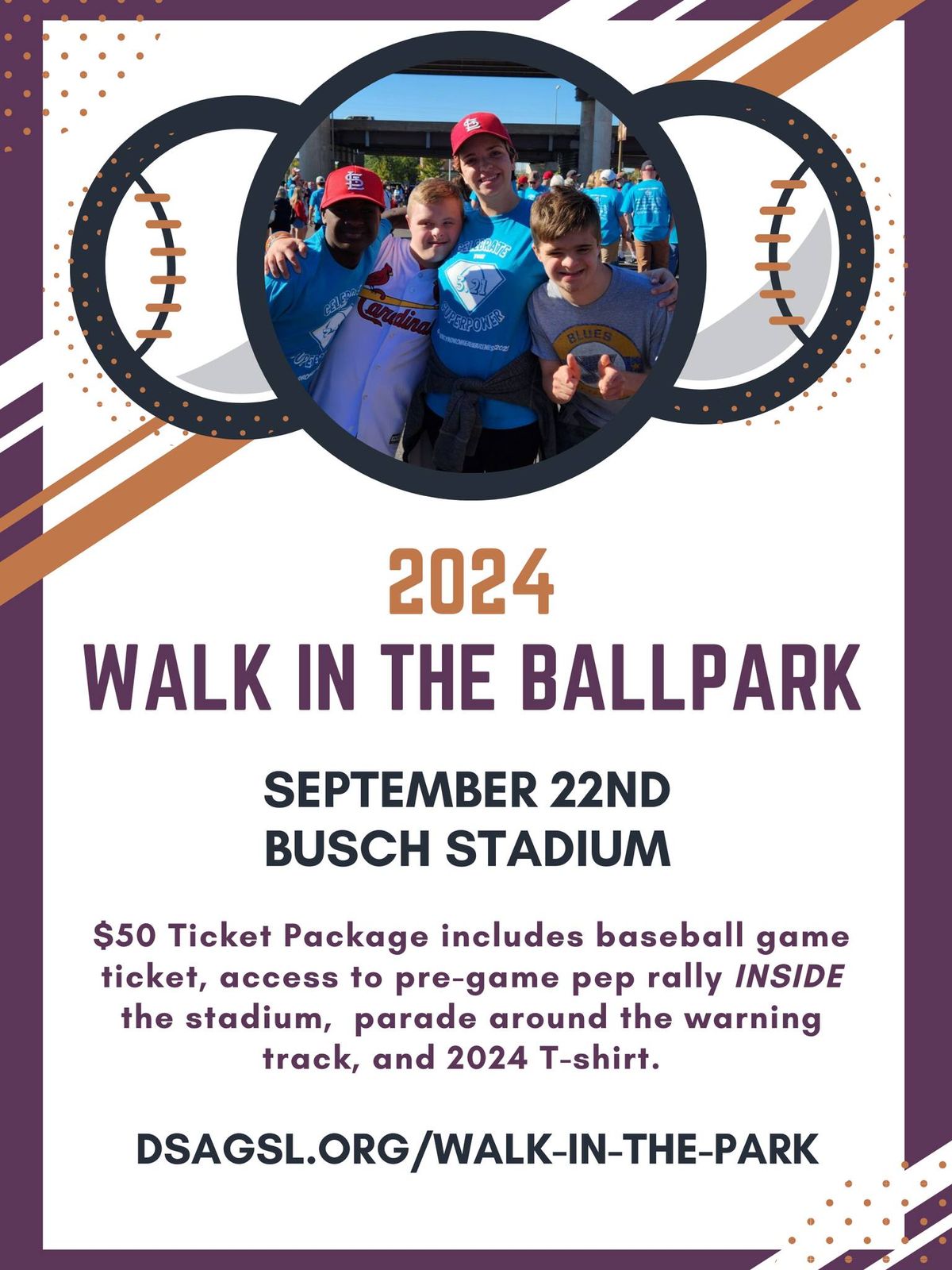 Walk in the Ballpark with Down Syndrome Assoc. of Greater STL