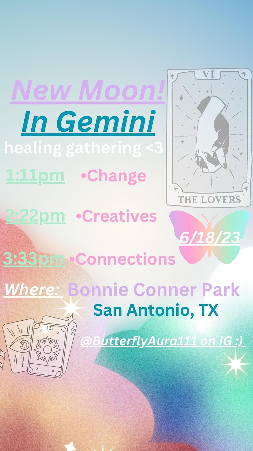 New Moon in Gemini: Soul Family Healing Gathering!  6\/18\/23 (: