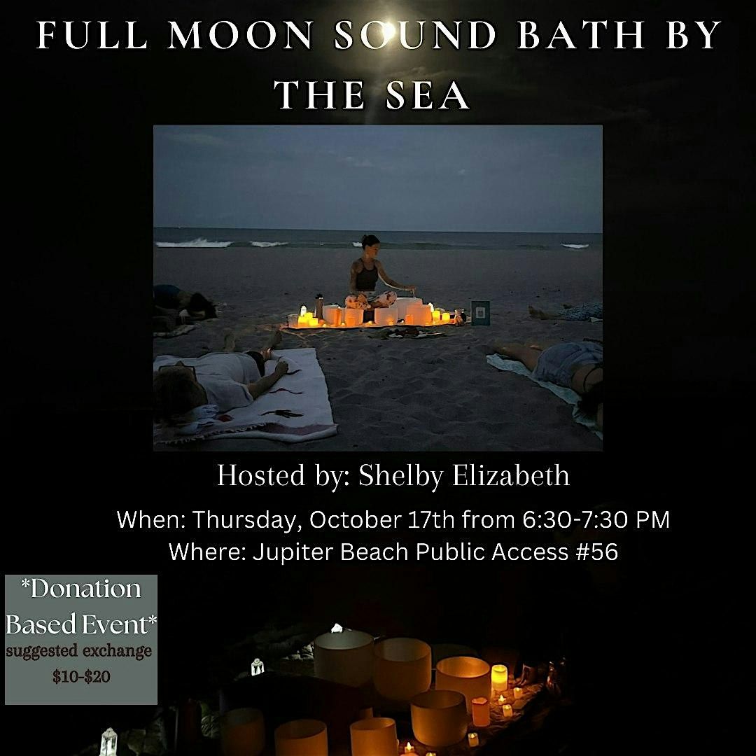 November Full Moon Sound Bath on the Beach