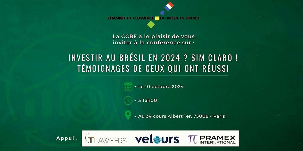 Investir au Br\u00e9sil en 2024 ? Sim Claro ! T\u00e9moignages de ceux qui ont r\u00e9ussi