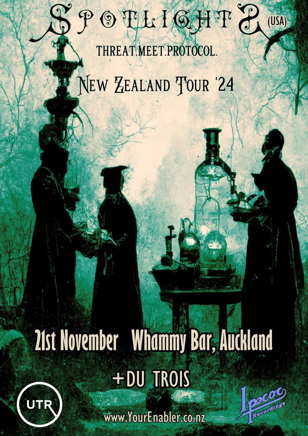 Spotlights (Ipecac Records) NZ Tour - Whammy Bar, Auckland