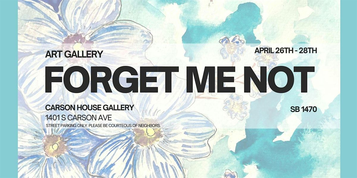 Forget-Me-Not Art Gallery for the Oklahoma's Survivors Act