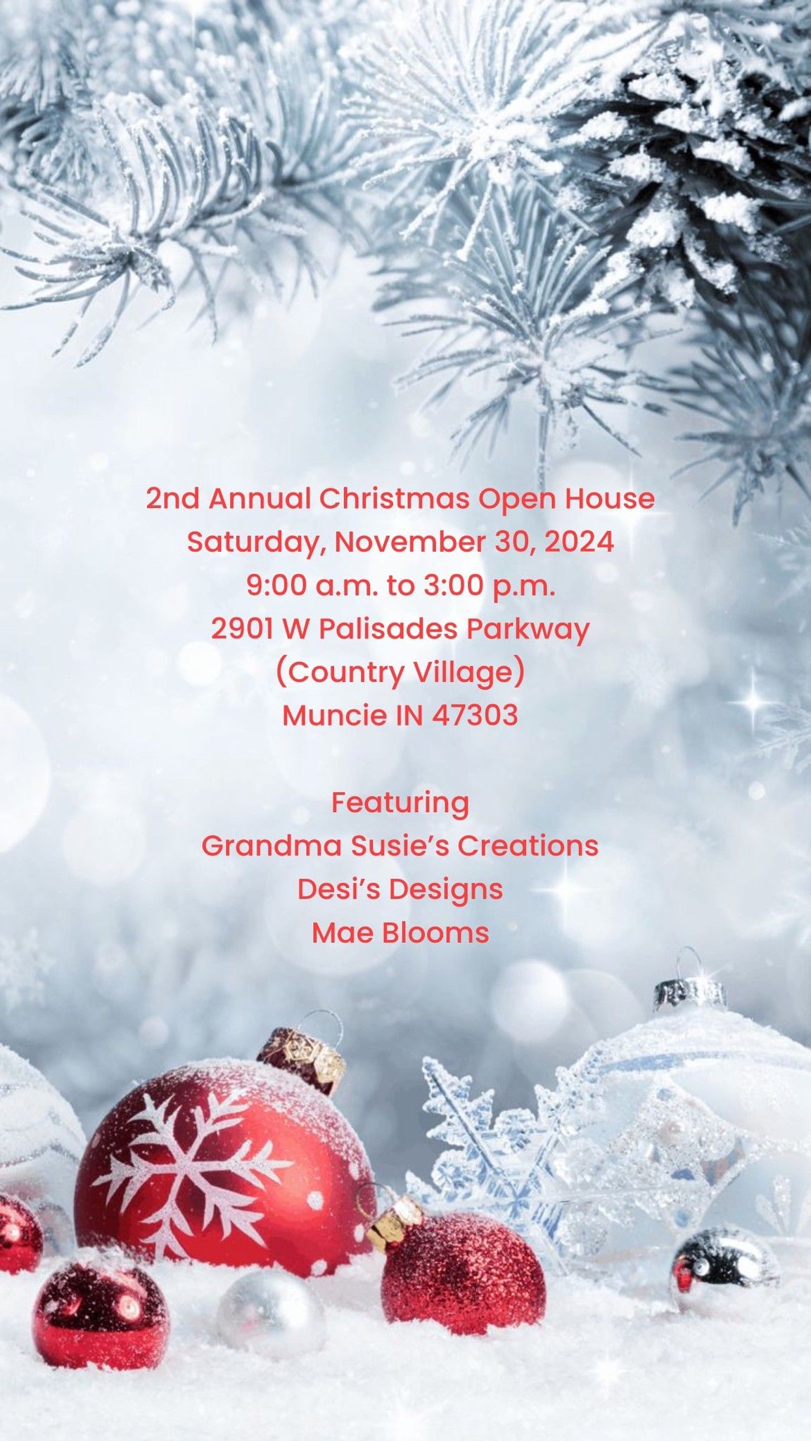 2nd Annual Christmas Open House