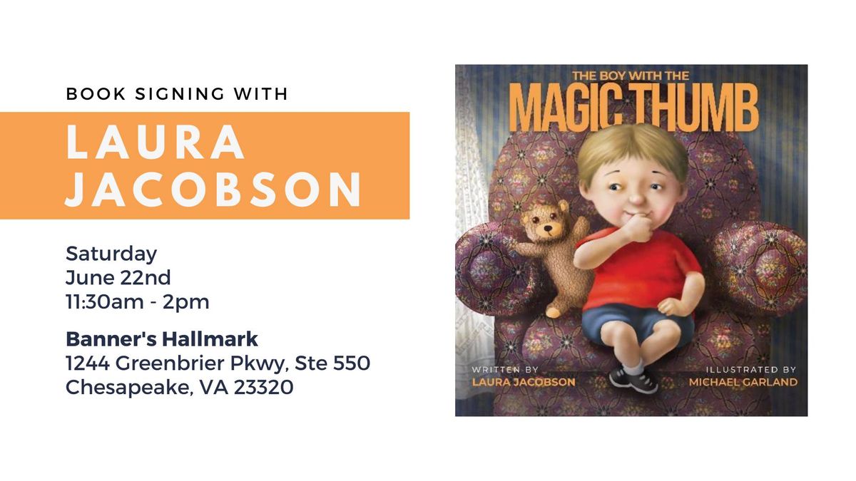 Laura Jacobson Book Signing Event