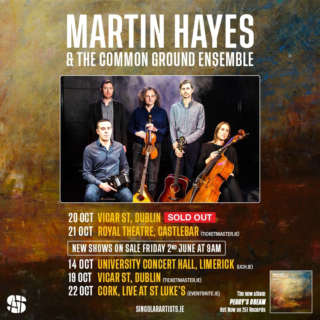 Martin Hayes and the Common Ground Ensemble at Hill Auditorium