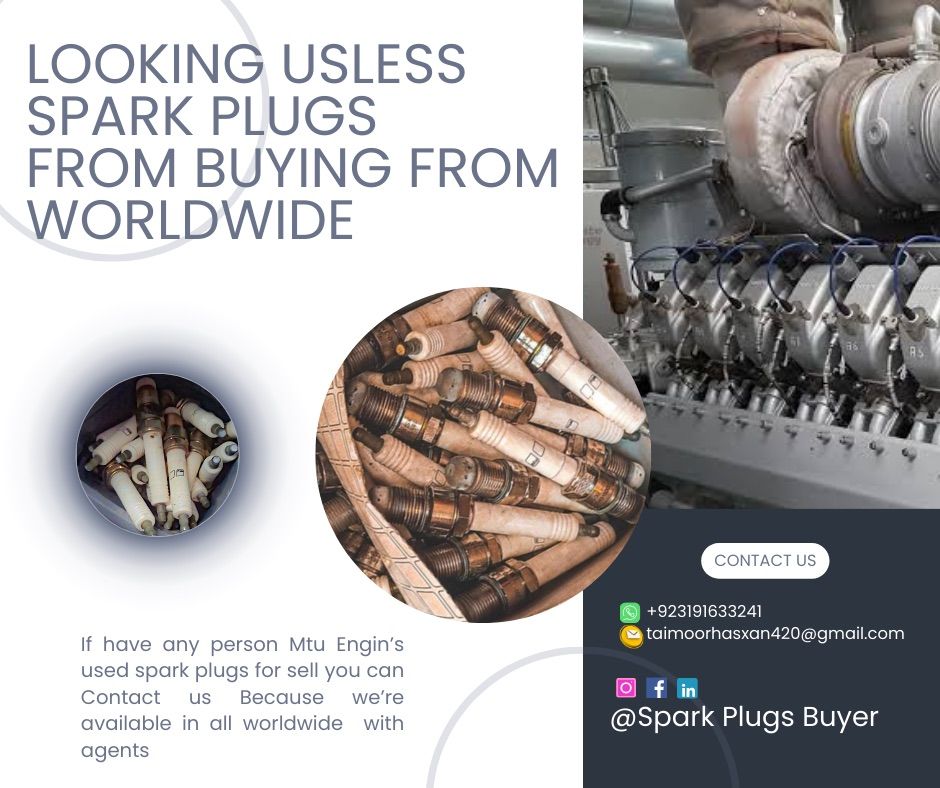 Scrap Used Spark Plugs