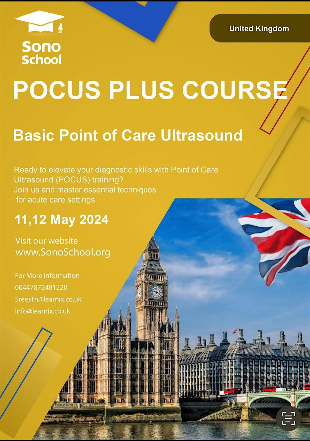 POCUS PLUS COURSE -Point of Care Ultrasound