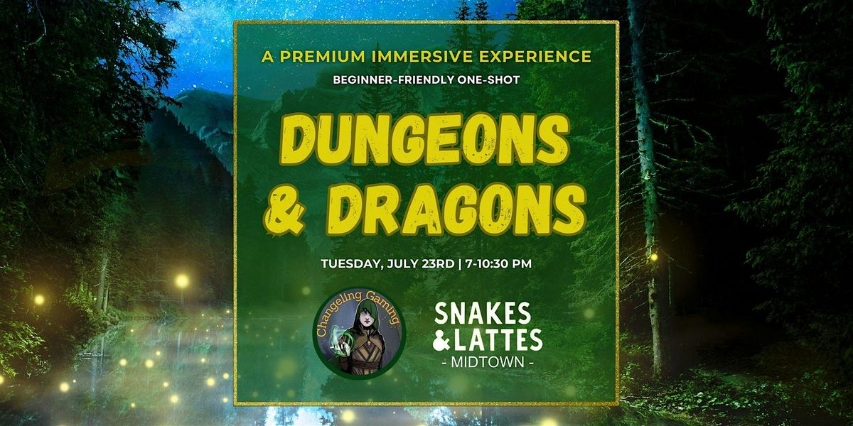 Dungeons & Dragons One-Shot | A Premium Immersive Experience