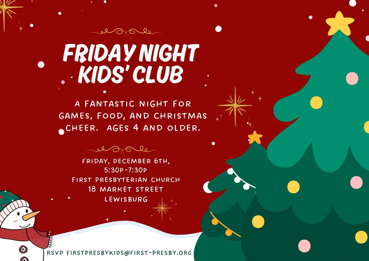 Friday Night Kids' Club