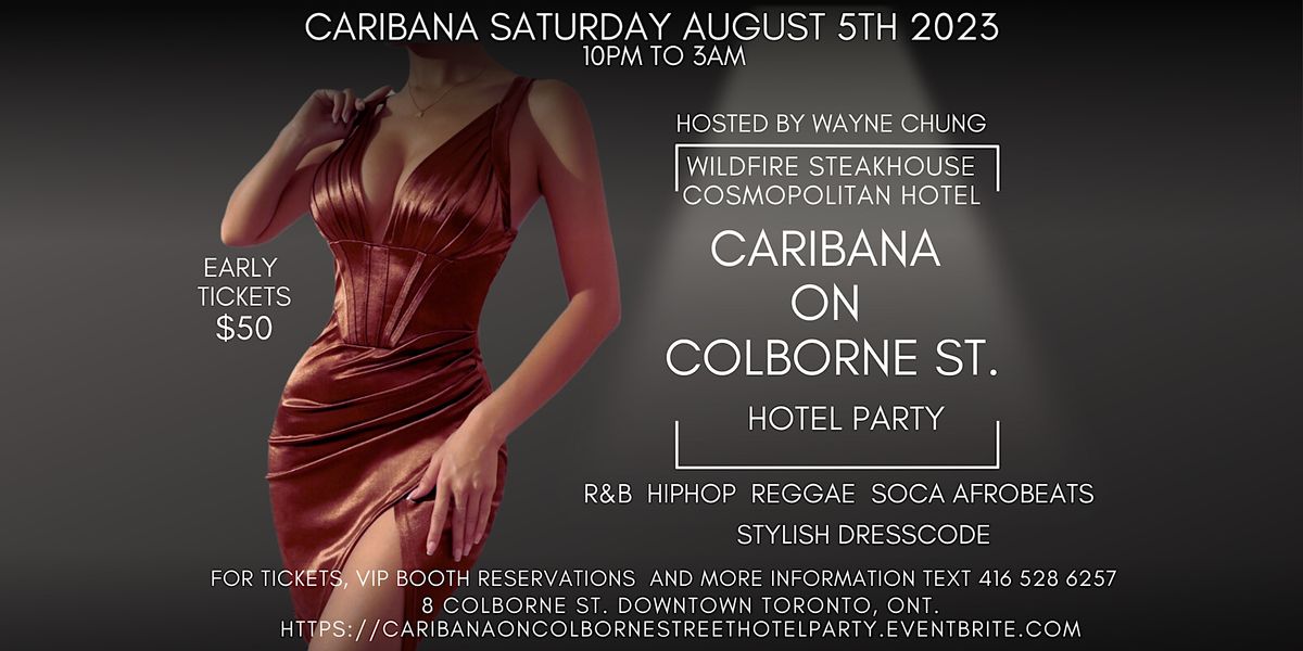 CARIBANA ON COLBORNE STREET: HOTEL PARTY