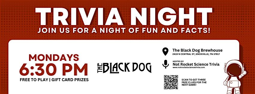 Trivia Night at The Black Dog Brewhouse