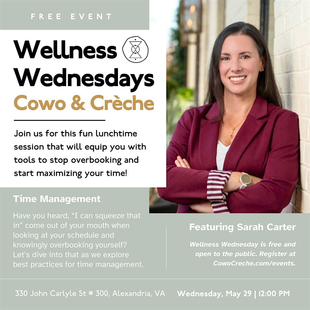 Wellness Wednesday with Life Coach Sarah Carter