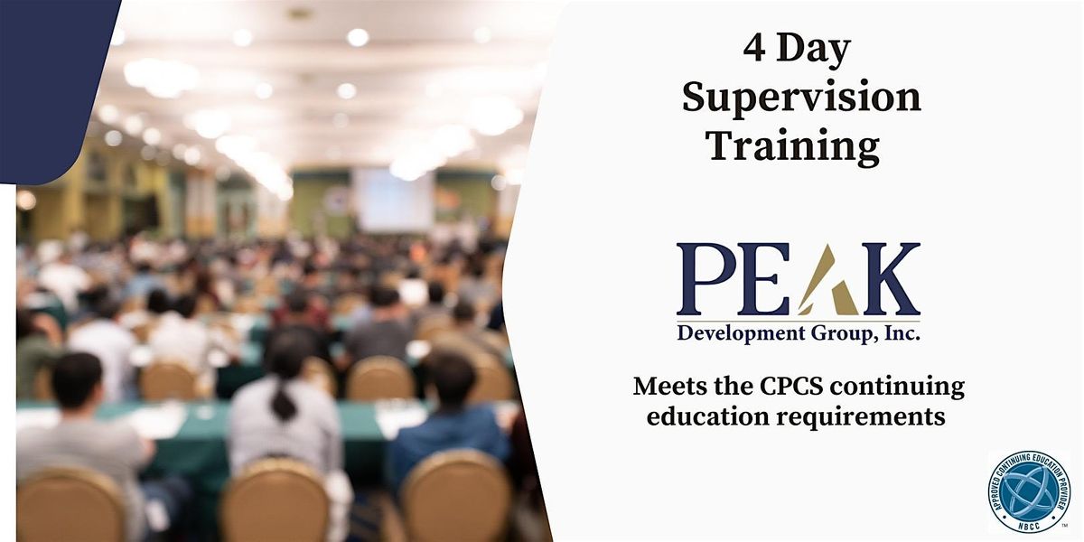 4-Day  Supervision Training