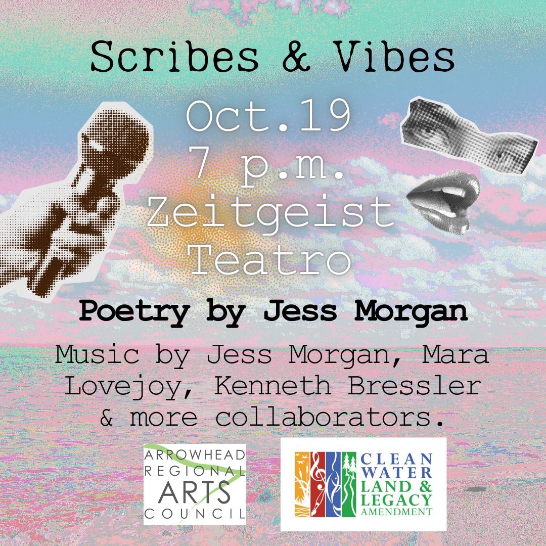 (RESCHEDULING) Scribes & Vibes: Poetry and Music by Jess Morgan & Collaborators