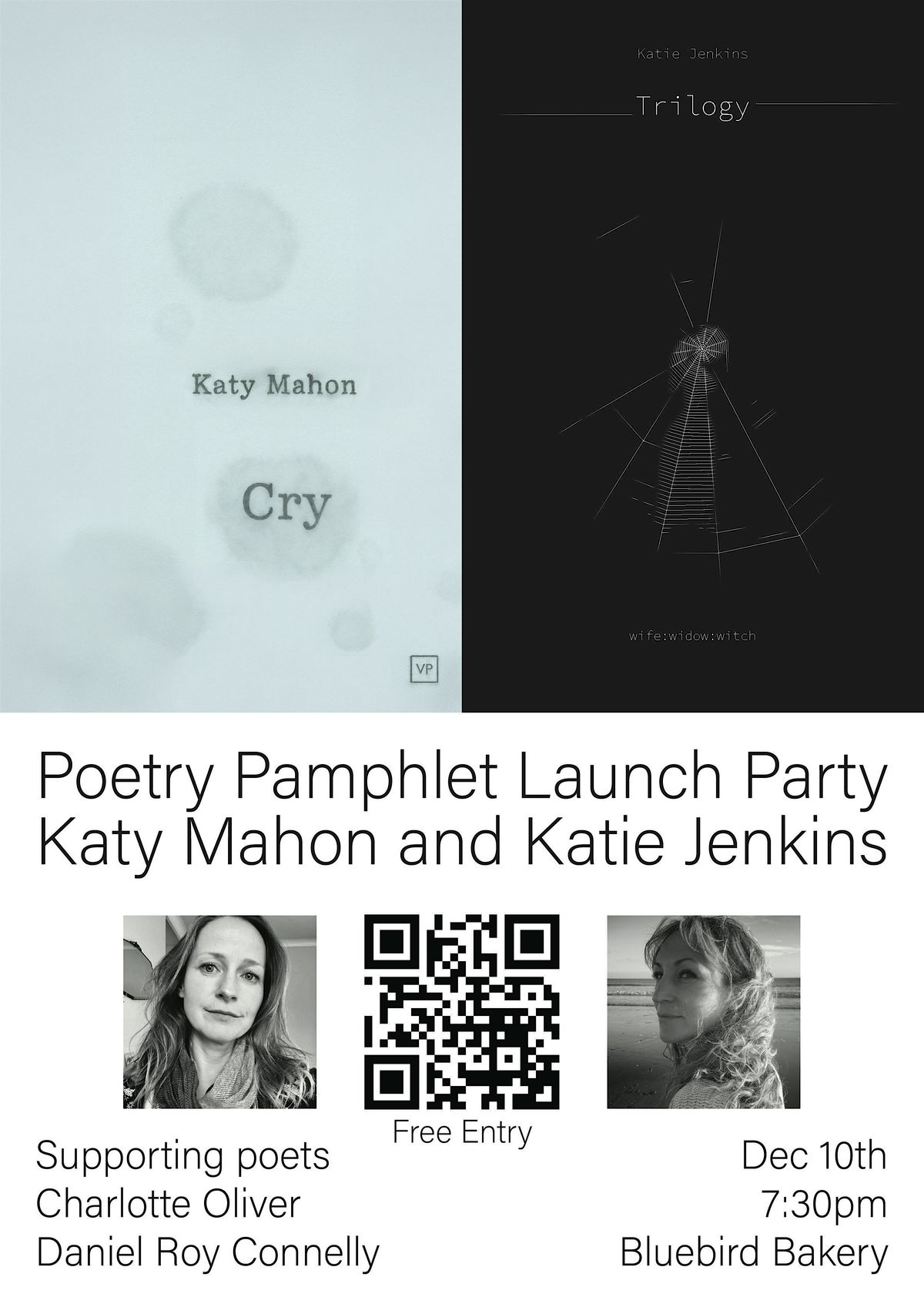 Poetry pamphlet launch party, Katy Mahon and Katie Jenkins