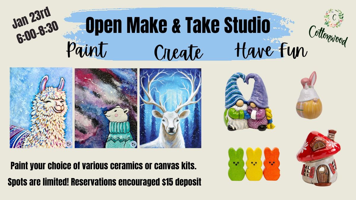 Make & Take Open Studio