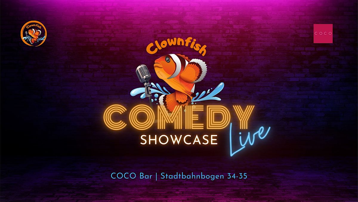 CLOWNFISH Showcase | Stand-Up Comedy auf Deutsch | Wien @COCO Bar