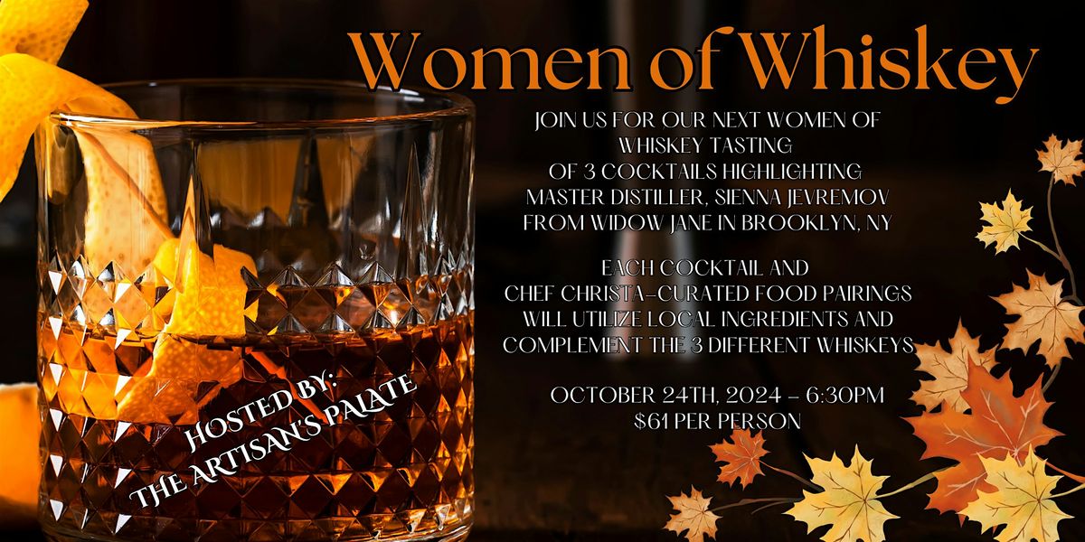 October 'Women of Whiskey' Tasting