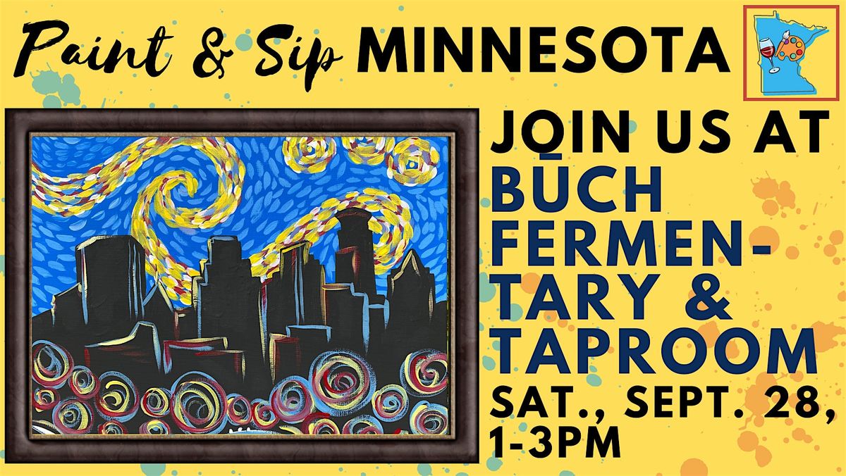 September 28 Paint & Sip at B\u016aCH Fermentary & Taproom