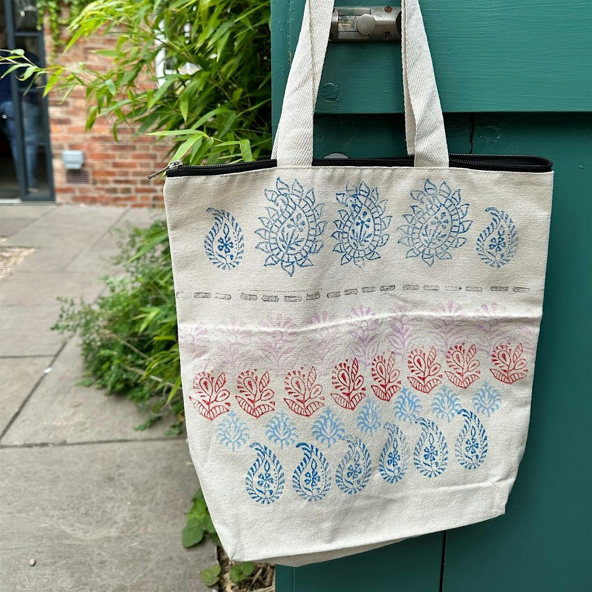 Sherwood Art Week - Indian Block Printing Tote Bag