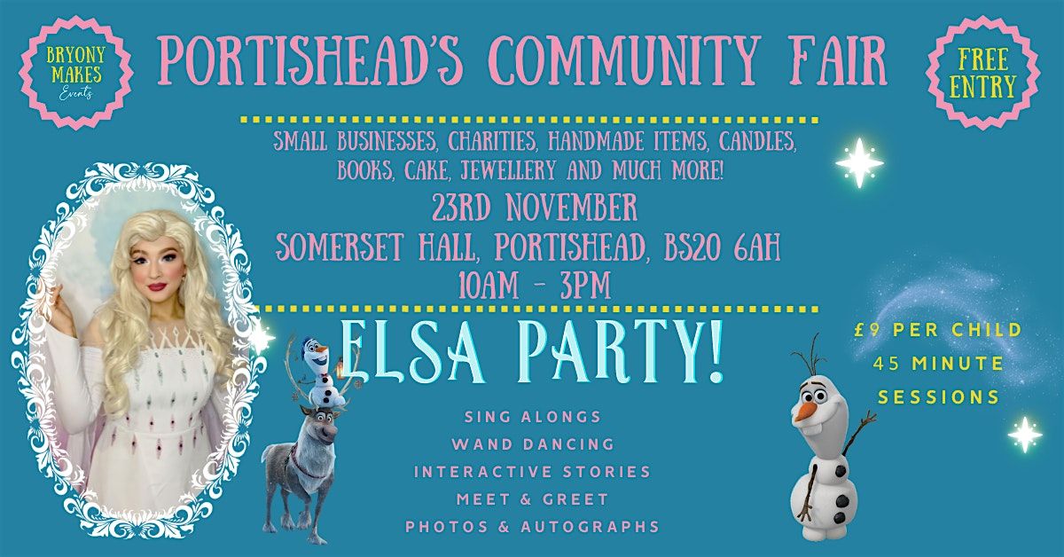 Portishead's Craft Fair & Disney Elsa Party