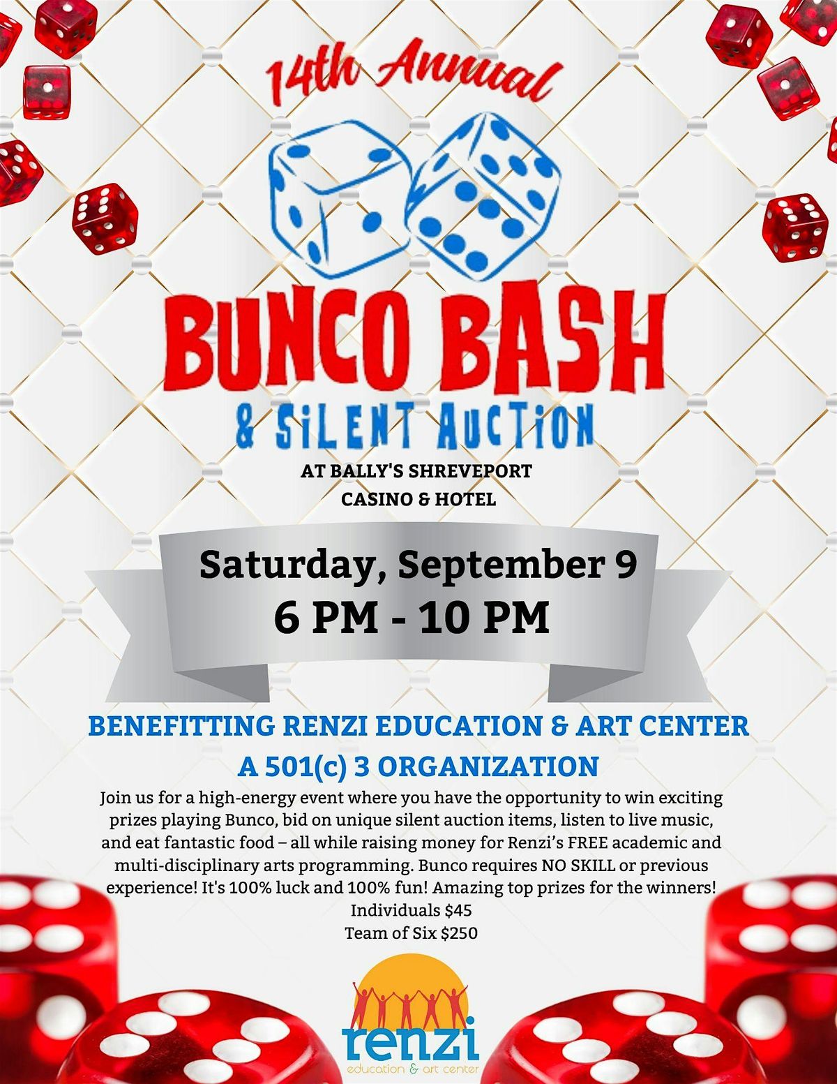 15th Annual Bunco Bash and Silent Auction