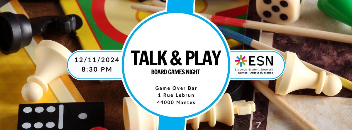 Talk & Play - Board Games Night