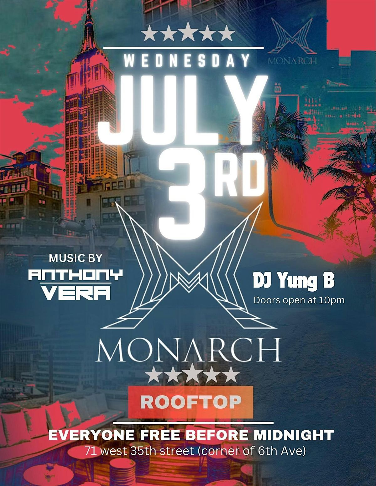 MIDNIGHT INDEPENDENCE DAY ROOFTOP BASH 2024