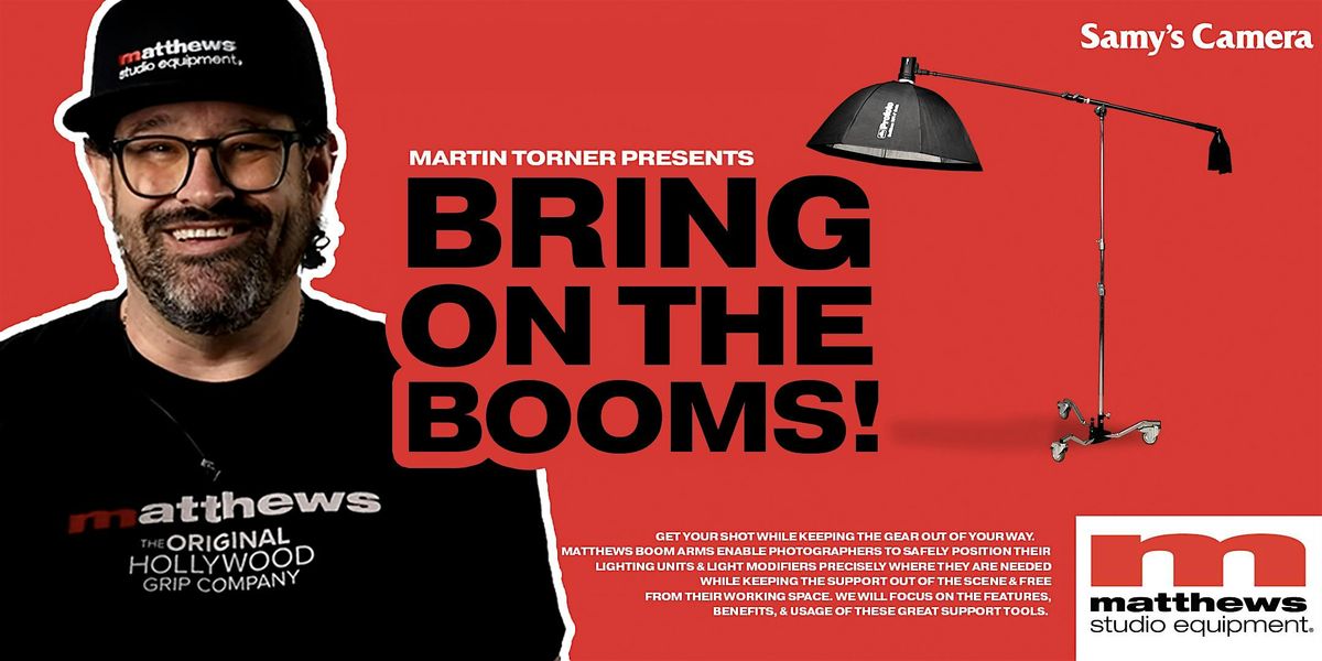 Matthews Boom Arm Demo: Bring on the Booms! - Los Angeles, Samy's ...