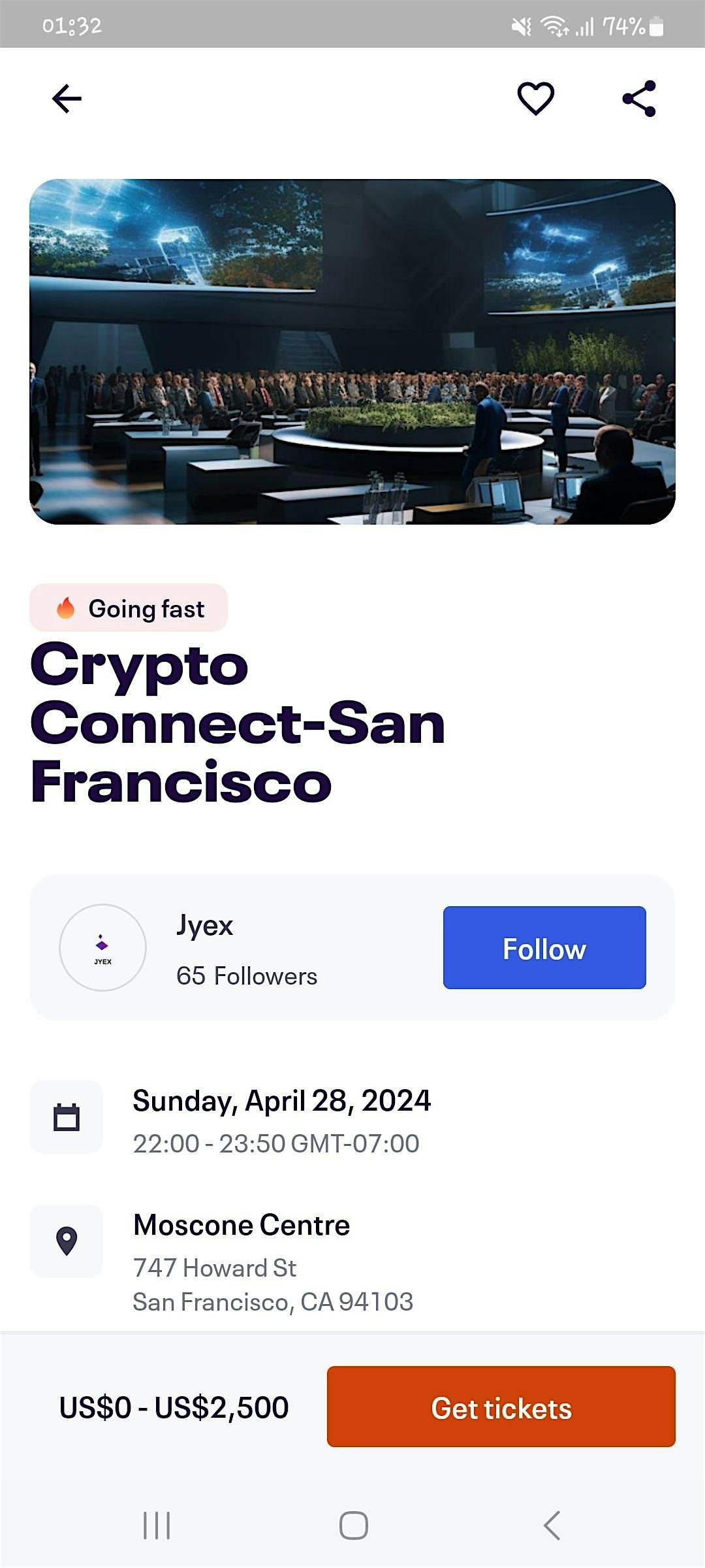 Crypto connect San Francisco