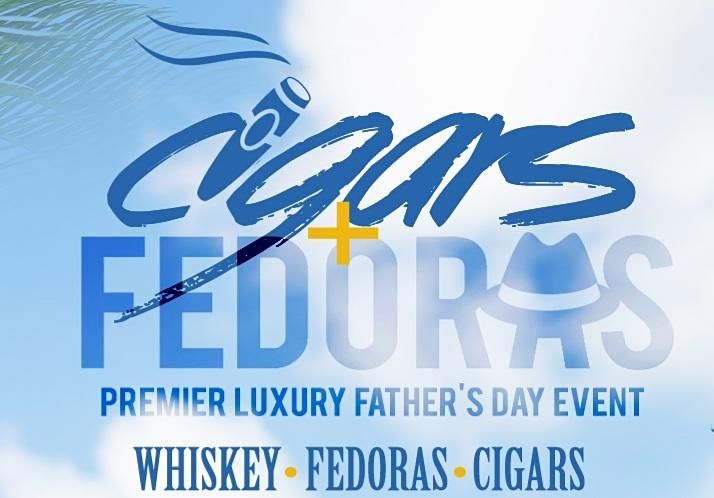 Blue Oasis Cigars and Fedora