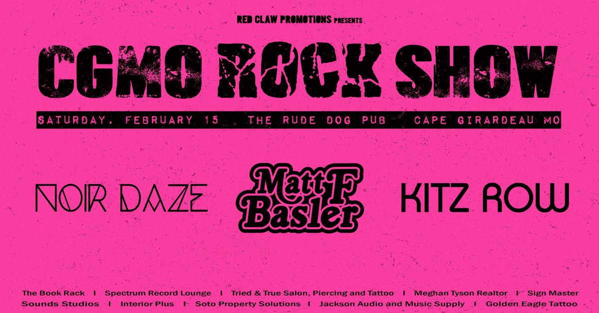 CGMO Rock Show - February