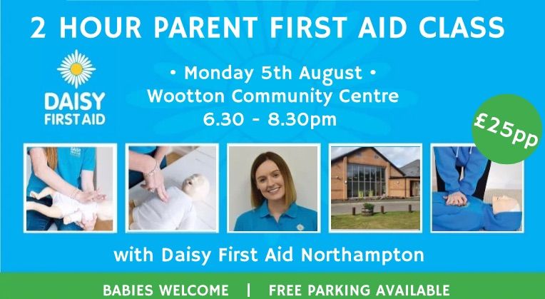 Parent \/ Carer First Aid Class (Wootton Community Centre)