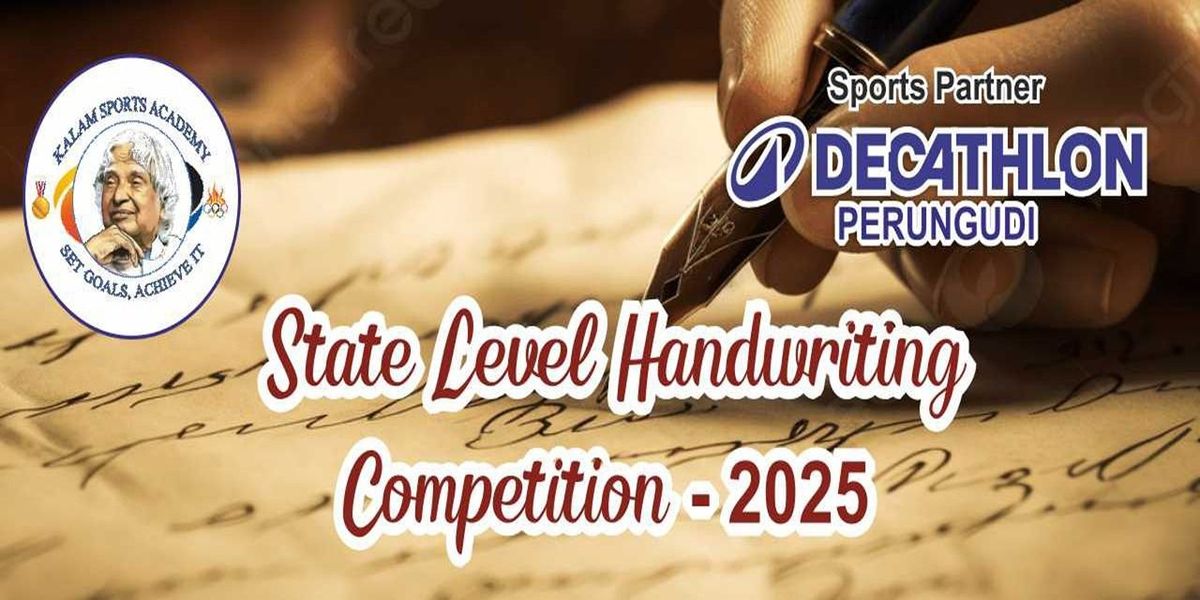 State Level Handrwiting Competition Nov 2025