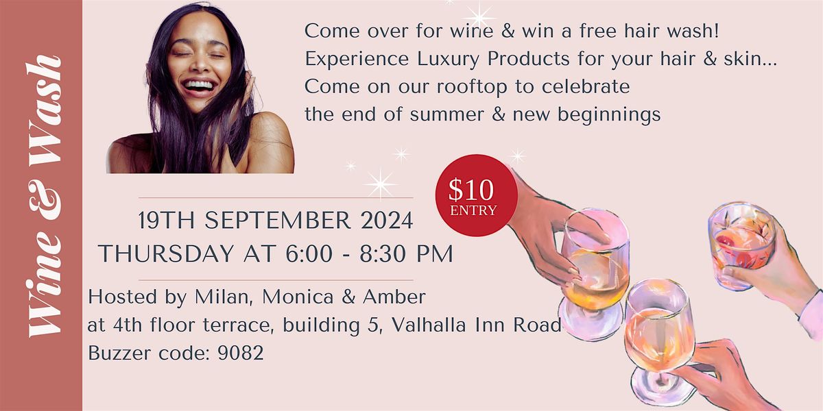 Etobicoke - Wine & Wash - Meet Women & sip some wine