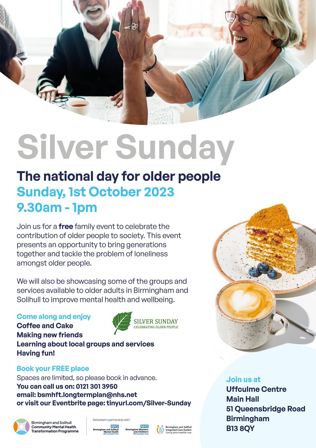Silver Sunday National Day for Older People Coffee Morning