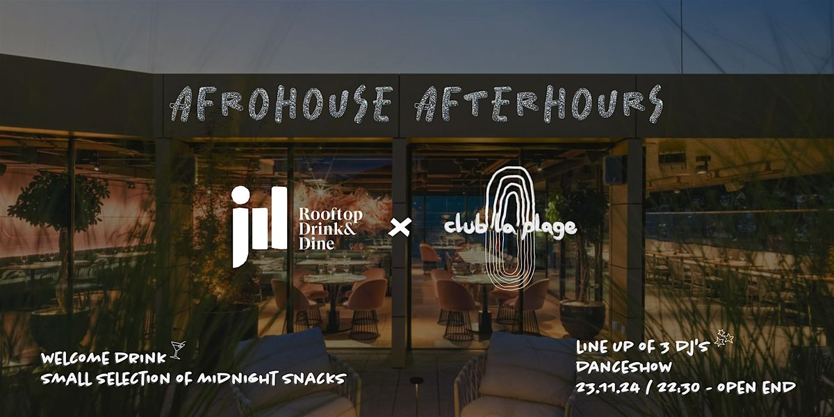 Afrohouse Afterhours ab 22:30 Uhr | jil Rooftop Heidelberg