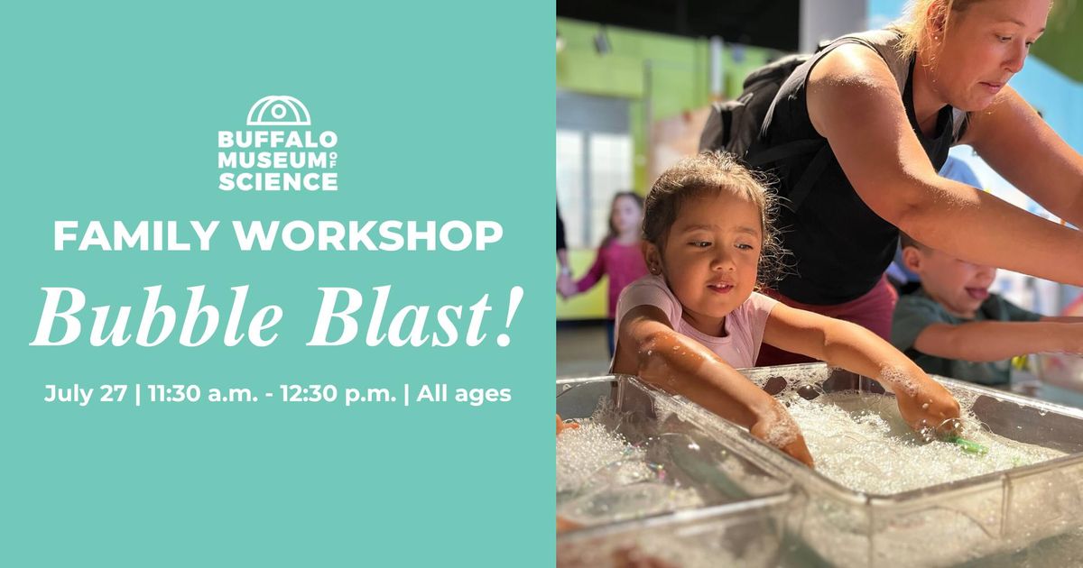 Family Workshop: Bubble Blast! (All ages)