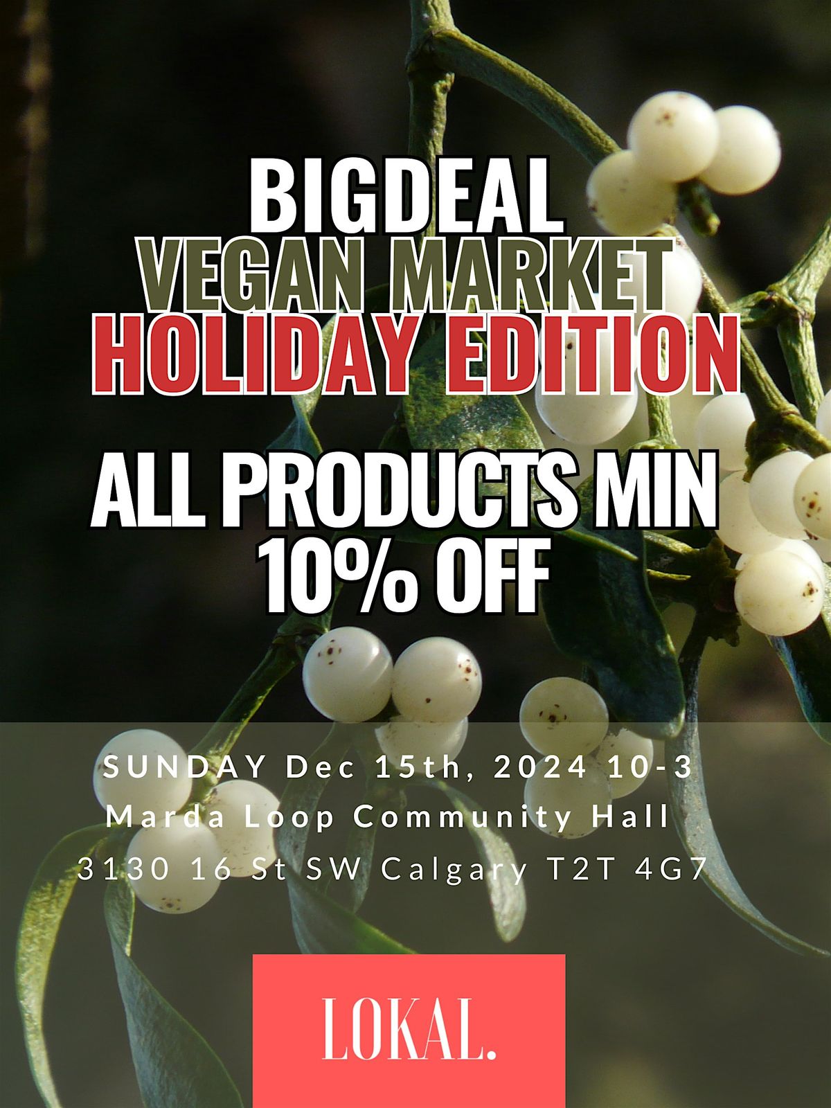 BigDeal Vegan Holiday Market by Lokal