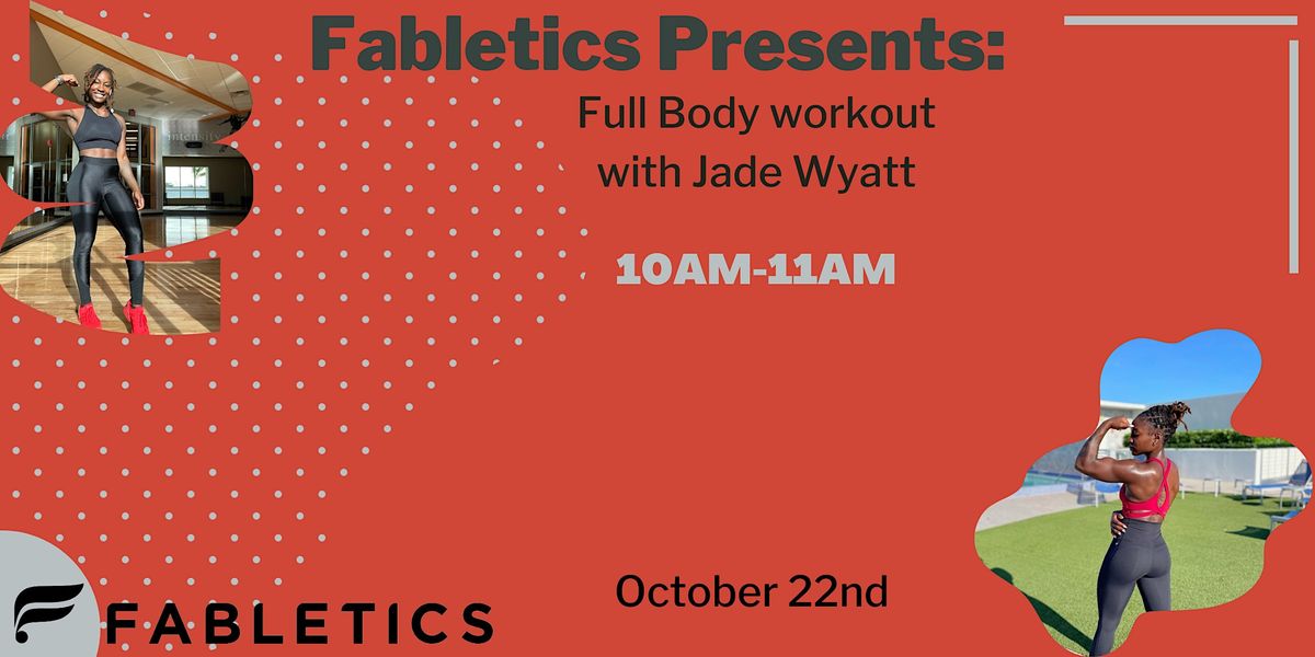 Workout event with Jade Wyatt, Fabletics in Aventura Mall, 22 October 2022