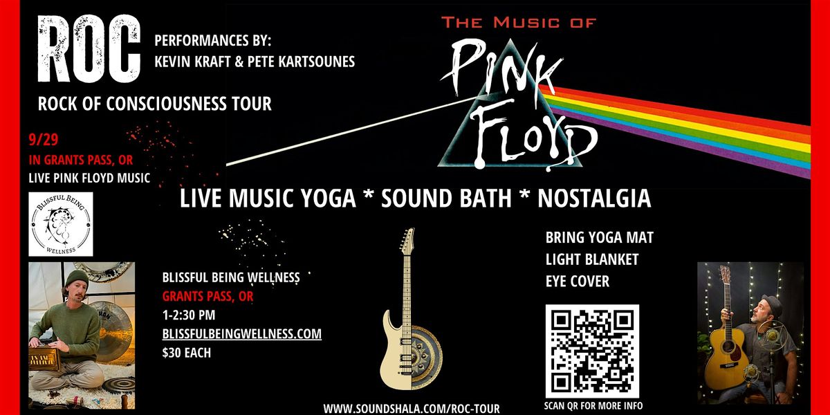 Live Pink Floyd Music Yoga, Sound Bath & Nostalgia