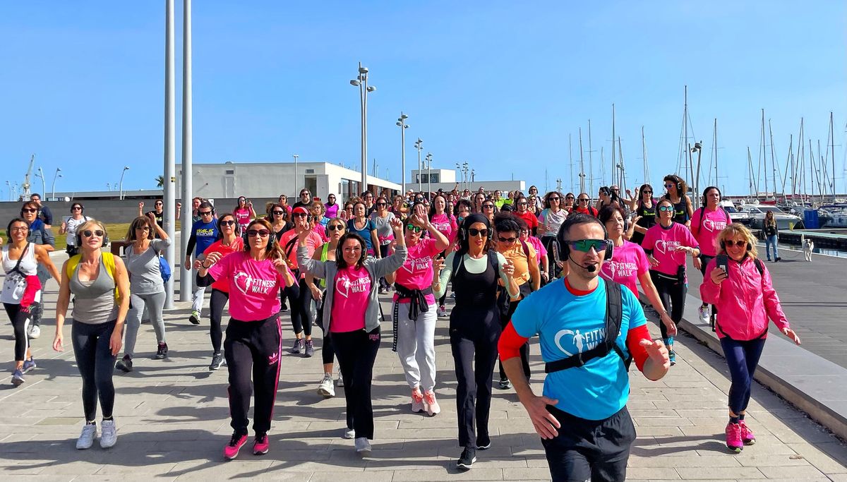 16 Marzo FitnessWalk\u00ae M\u00e1laga en el Paseo Mar\u00edtimo