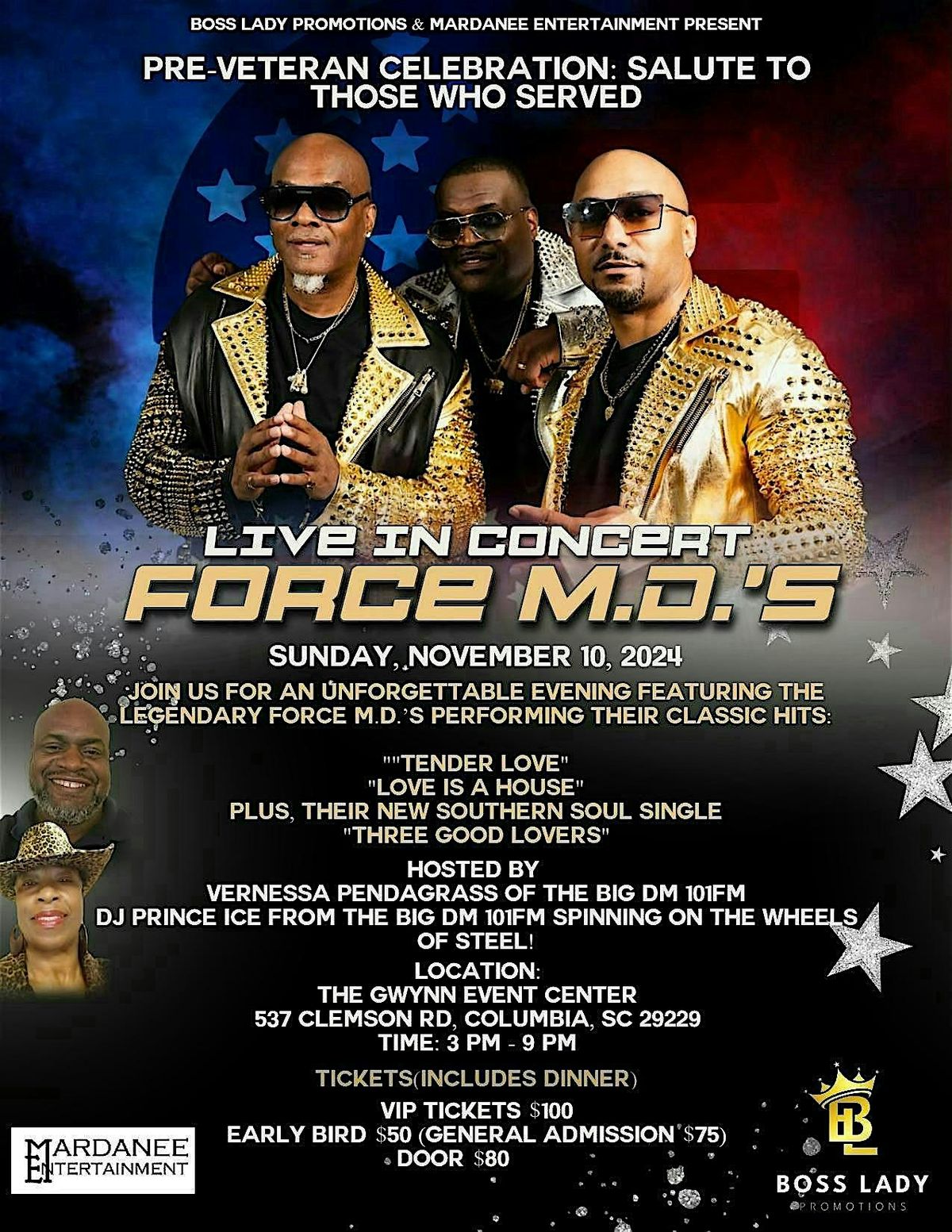 "The Force M.D.'s" Pre-Veterans Celebration: Salute to Those Who Served