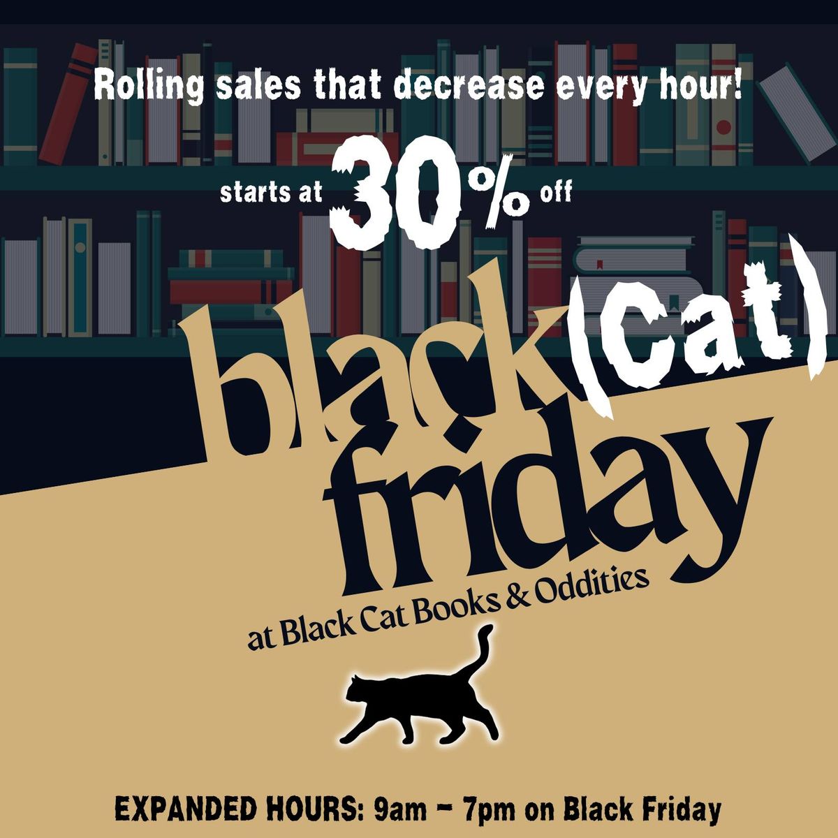 Black (Cat) Friday @ Black Cat Books & Oddities