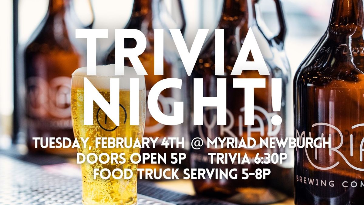 Trivia Night! at Myriad Brewing Co. - Newburgh