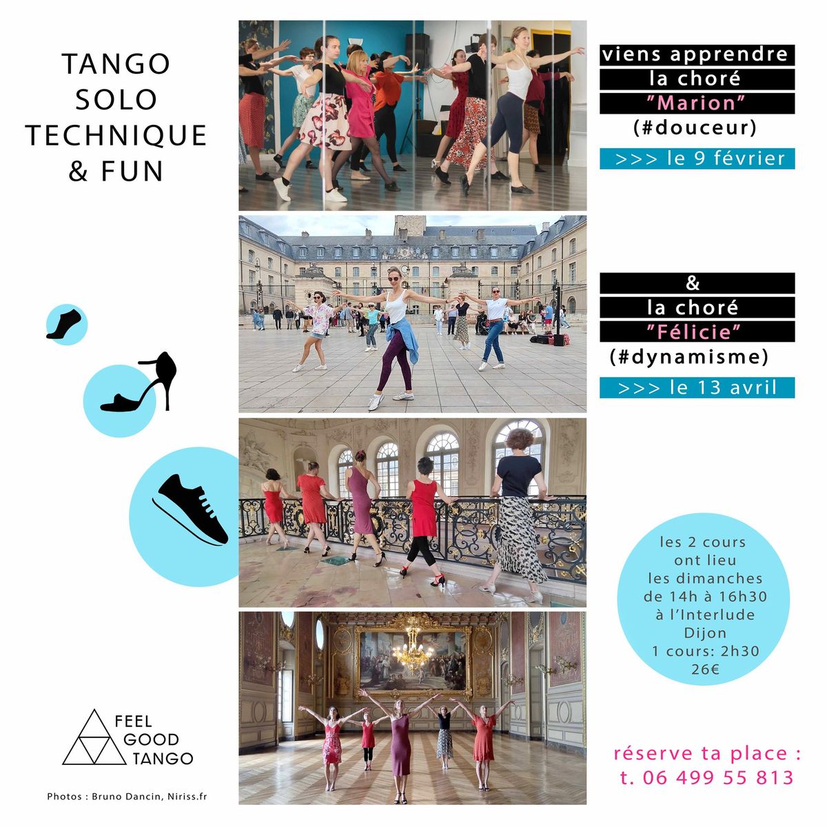 cours TANGO SOLO TECHNIQUE & FUN