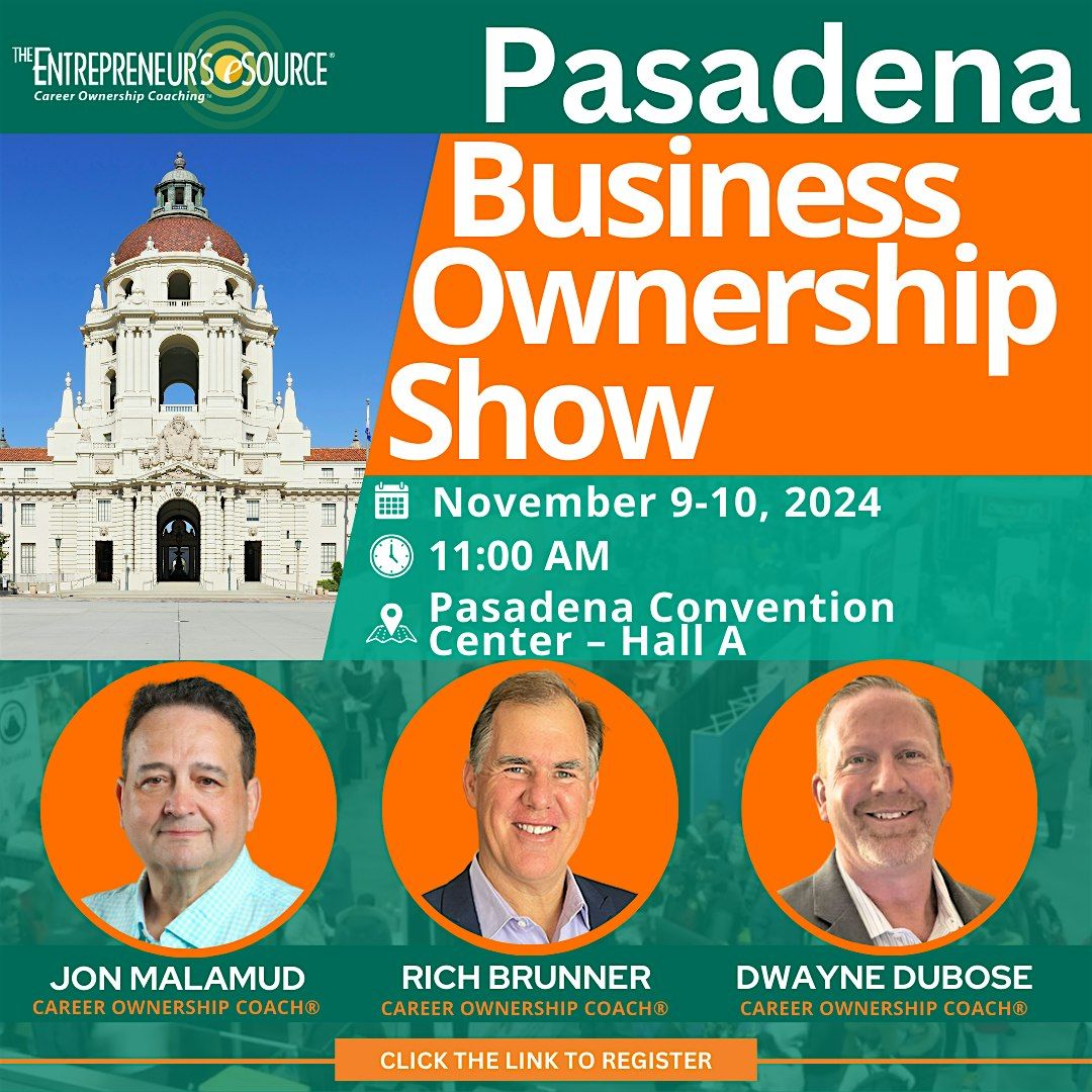 Pasadena Business Ownership Show