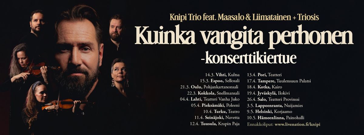 Knipi: Kuinka vangita perhonen -konsertti, Oulu