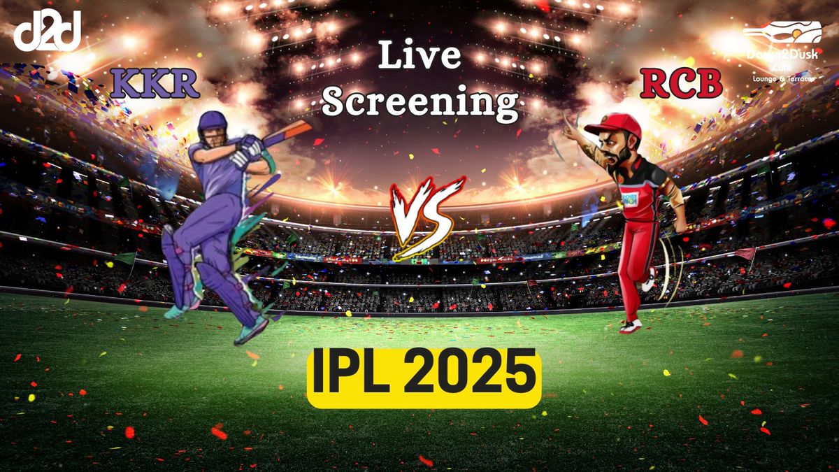 Screening of Kolkata Knight Riders Vs Royal Challengers Bengaluru