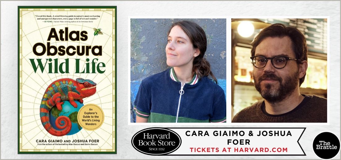 Cara Giaimo and Joshua Foer at the Brattle 